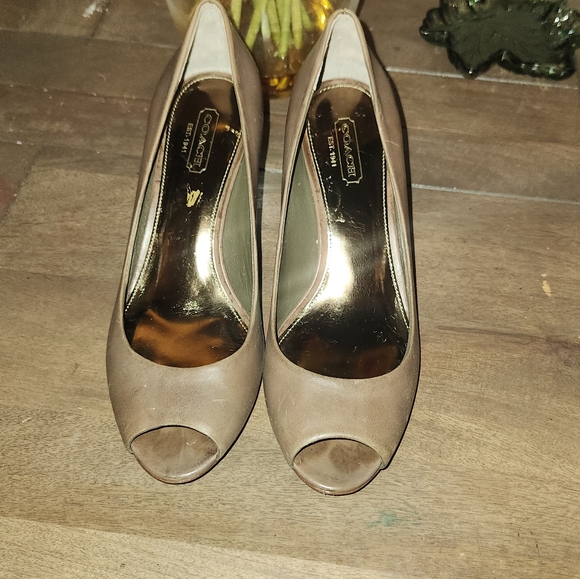 Coach Kellen "C" Peep Toe Wedges - Picture 8 of 9